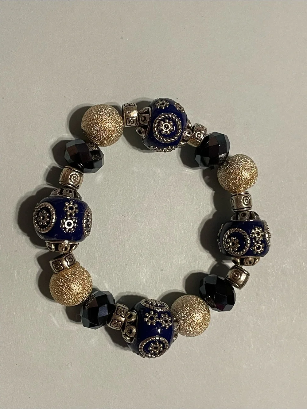 Mixed Bead Stretch Bracelet #9241